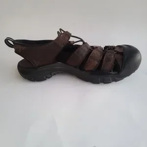 KEEN Newport Waterproof Leather Hiking Sport Sandals - Brown Gargoyle - Men’s 11 Keen 1001870 Men main image 2